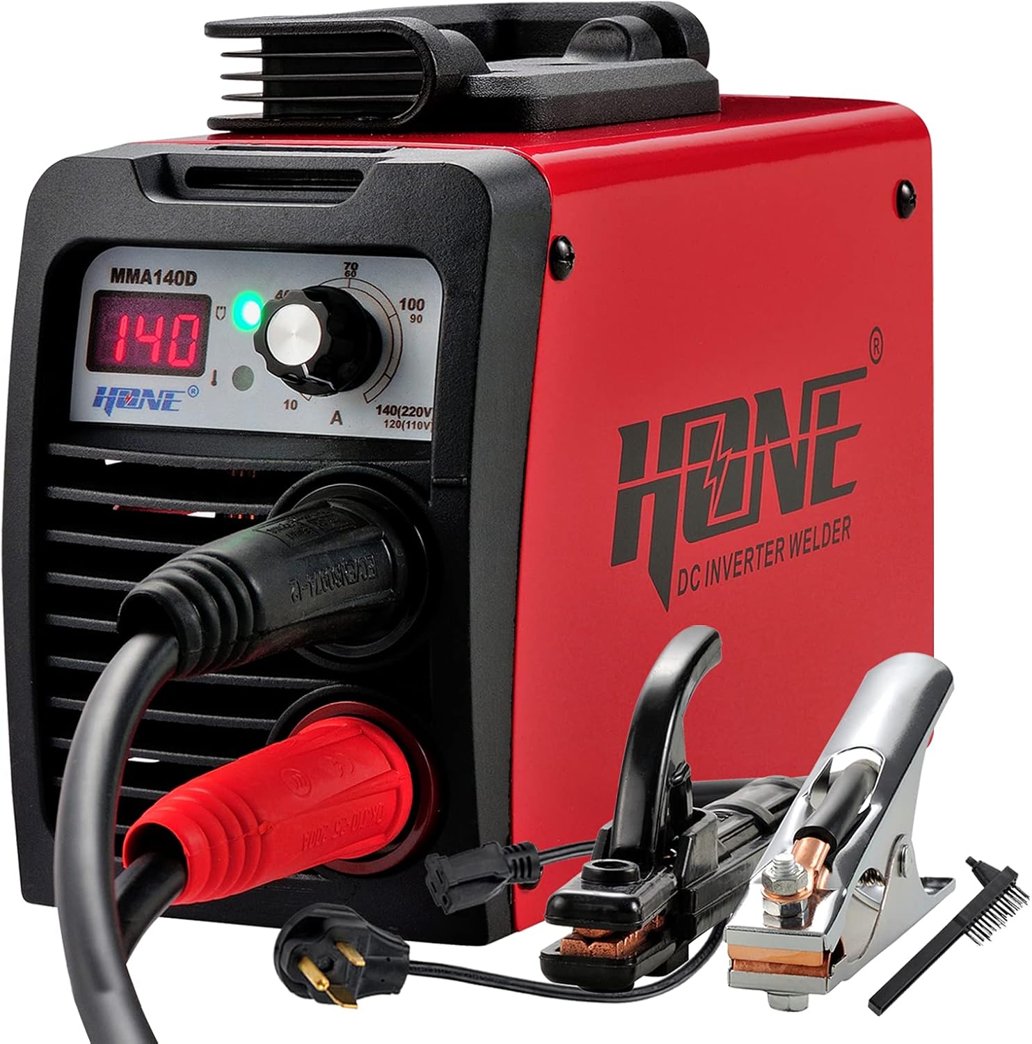 HONE 140A Stick Welder 110V/220V, Digital LCD